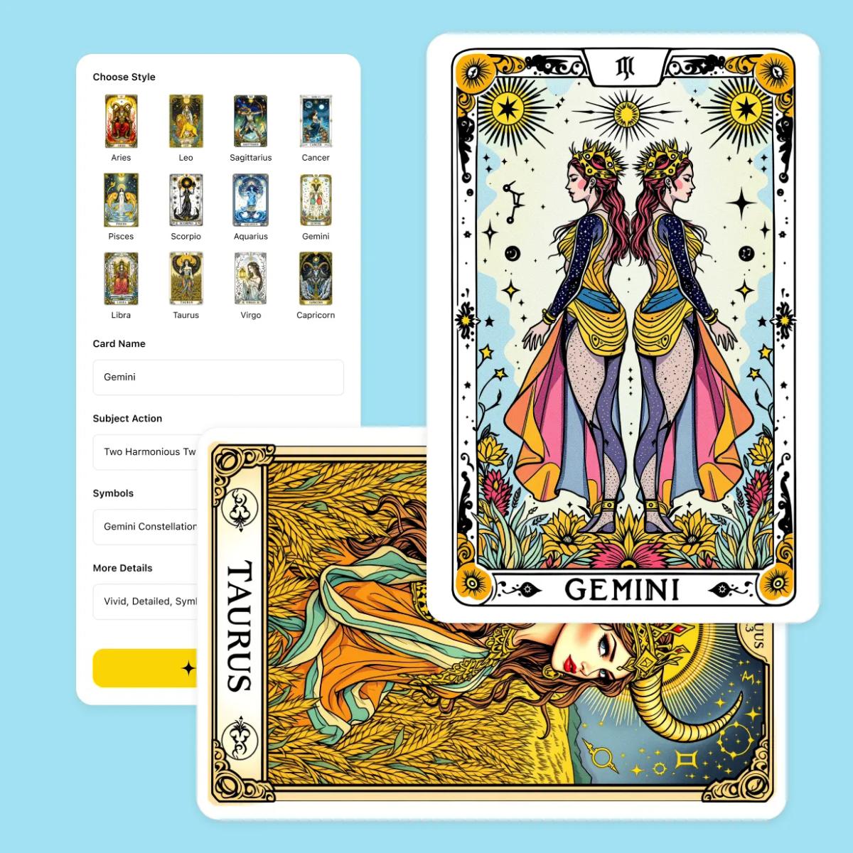 ai_zodiac_card_generator feature image 2