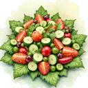 Verwandeln Sie Text online in einzigartige Lebensmittelbilder