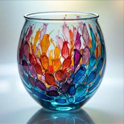 Handpainted Glass